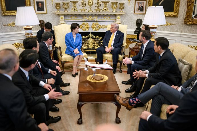 日米首脳会談、高市首相「世界中に平和をもたらせるのはドナルドだけ」…アメリカ支持を表明！