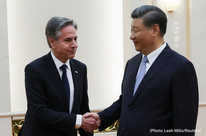中国が対ロシア武器供与しない約束を得たと米ブリンケン長官！