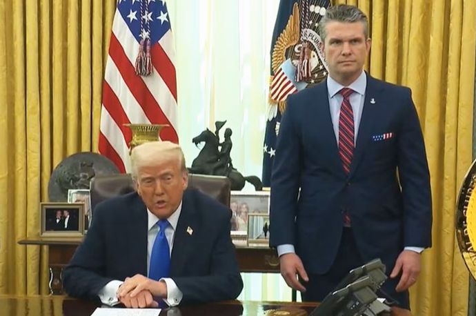 トランプ米大統領、対イラン軍事作戦「やろうと言ったのは君(ヘグセス国防長官)だった」！