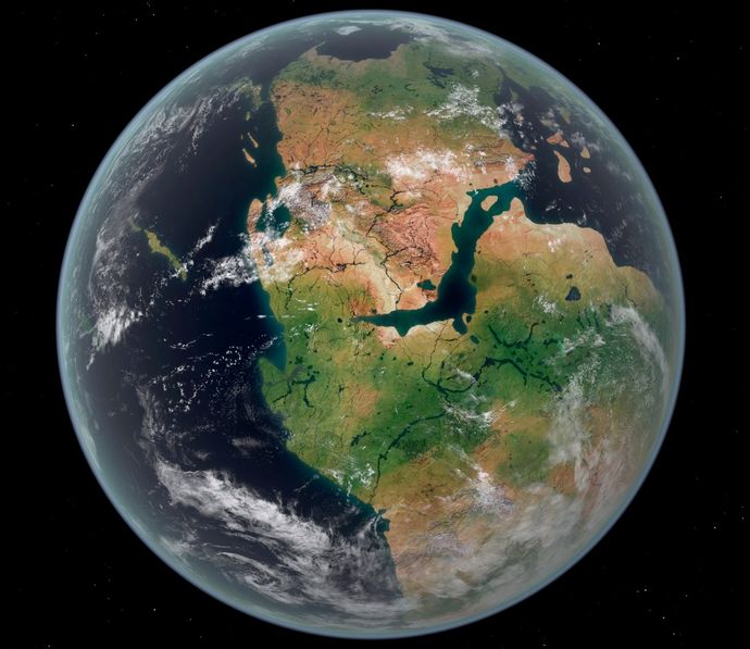 数億年後に出現する超大陸パンゲア・プロキシマ…極度の高気温で人類生存不可能か！