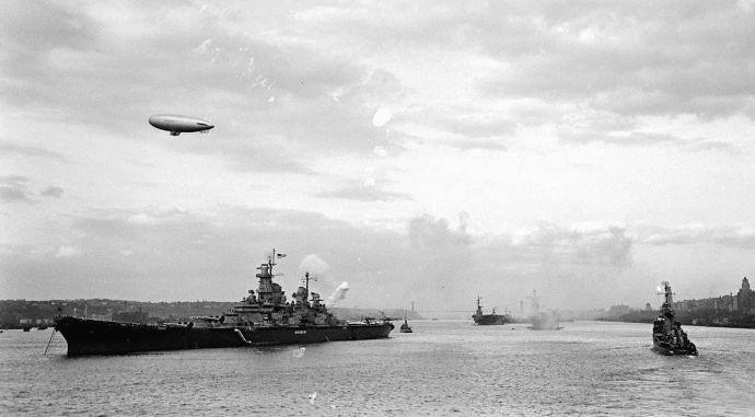第2次世界大戦終結を記念してニューヨークで開催された海軍パレード！
