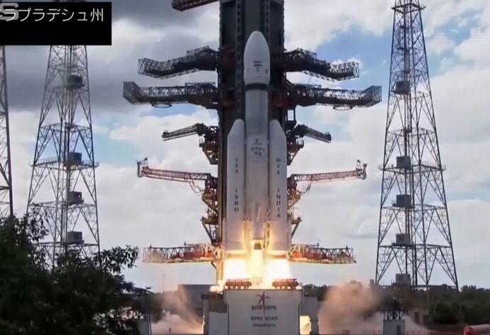 インドが無人月探査機「チャンドラヤーン3号」打ち上げ…成功なら米露中に次ぐ4か国目！