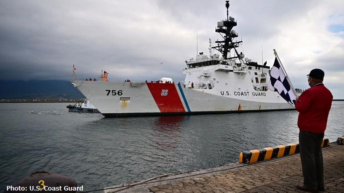 アメリカ沿岸警備隊の巡視船「キンボール」が鹿児島に入港…十管本部と初の合同訓練へ！