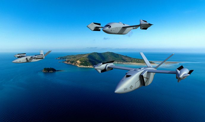 水平飛行でローターを畳む新世代ティルトローター機の試験が進展中！