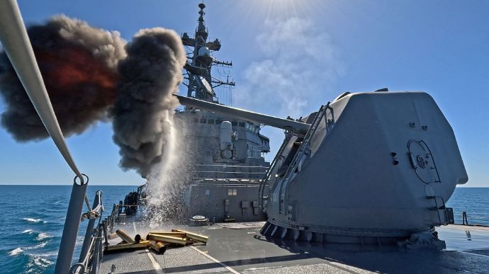 IPD25派遣部隊「おおすみ」「いせ」「すずなみ」タリスマンセイバー25にて猛烈訓練中！