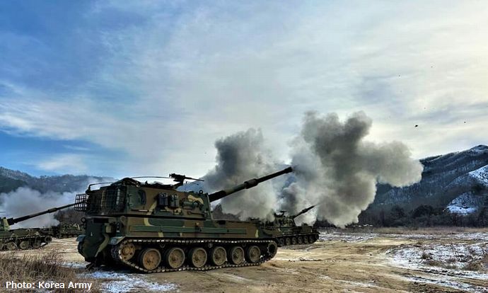 韓国のK9自走砲、最大射程を30％延長…155mm射程距離延長弾の開発に成功！