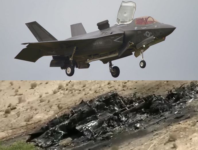 米軍のステルス戦闘機F-35Bが墜落、パイロットは脱出も重症…米ニューメキシコ州！