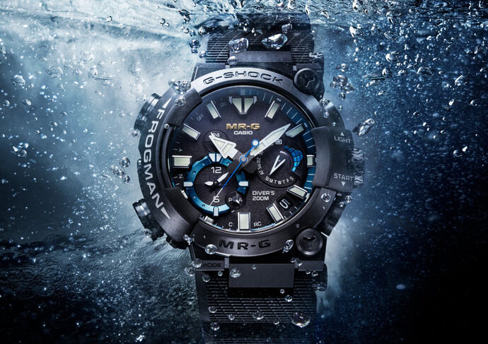 G-SHOCKの最高峰MR-Gから初登場のフロッグマン…価格は59万4000円！