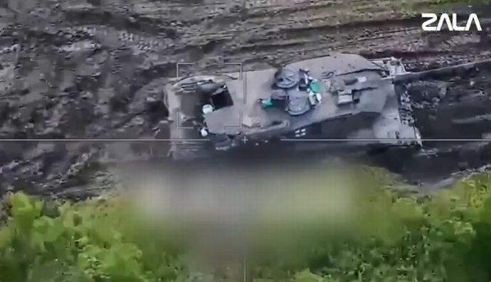 レオパルドI/II戦車に対するランセット攻撃の映像を公開！