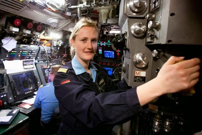 German Navy appoints first female submarine officer 2