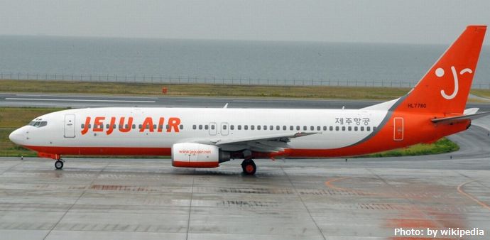 関西空港を離陸したチェジュ航空機、バードストライクで引き返す！