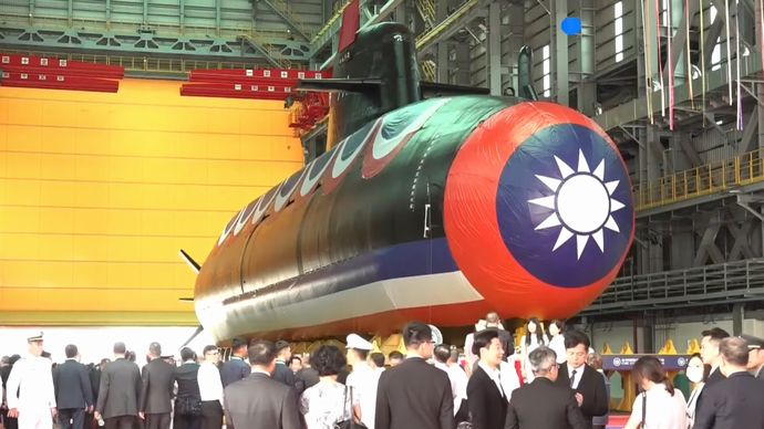 台湾初の国産潜水艦「海鯤」が進水で中国が戦慄する理由…機密情報の漏洩報道も！
