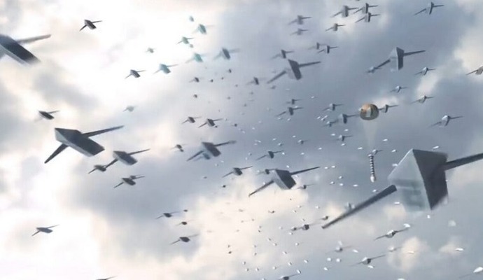 戦闘機1機買う金でドローン7000機買える…もう人間いらないね！