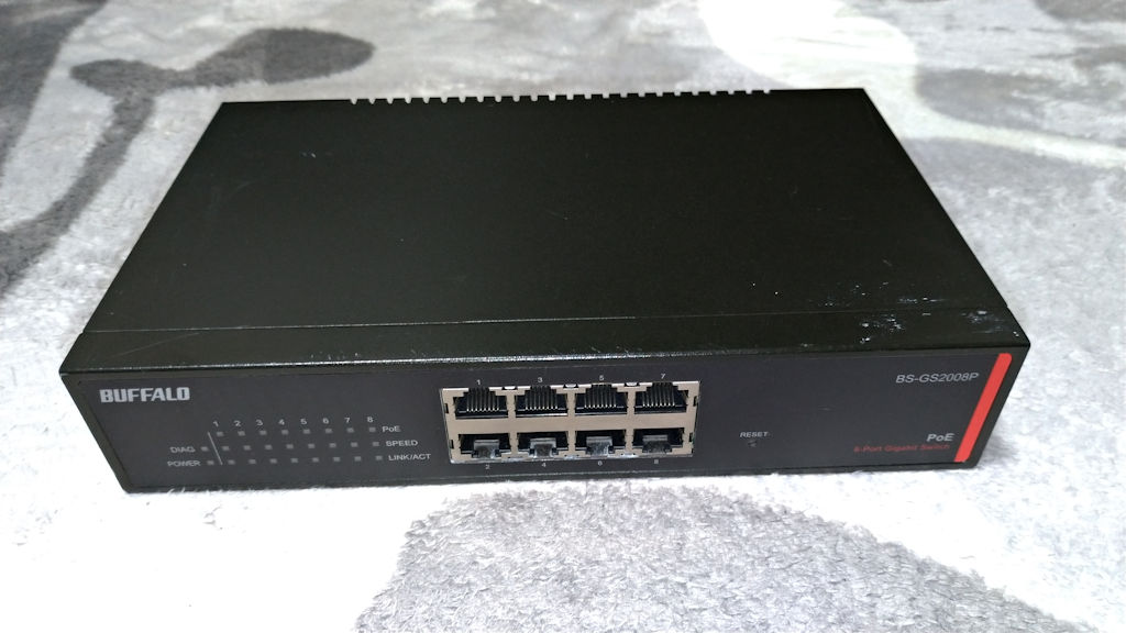 BS-GS2008P(Buffalo)｜テルワールド（ビジネスフォン周辺機器