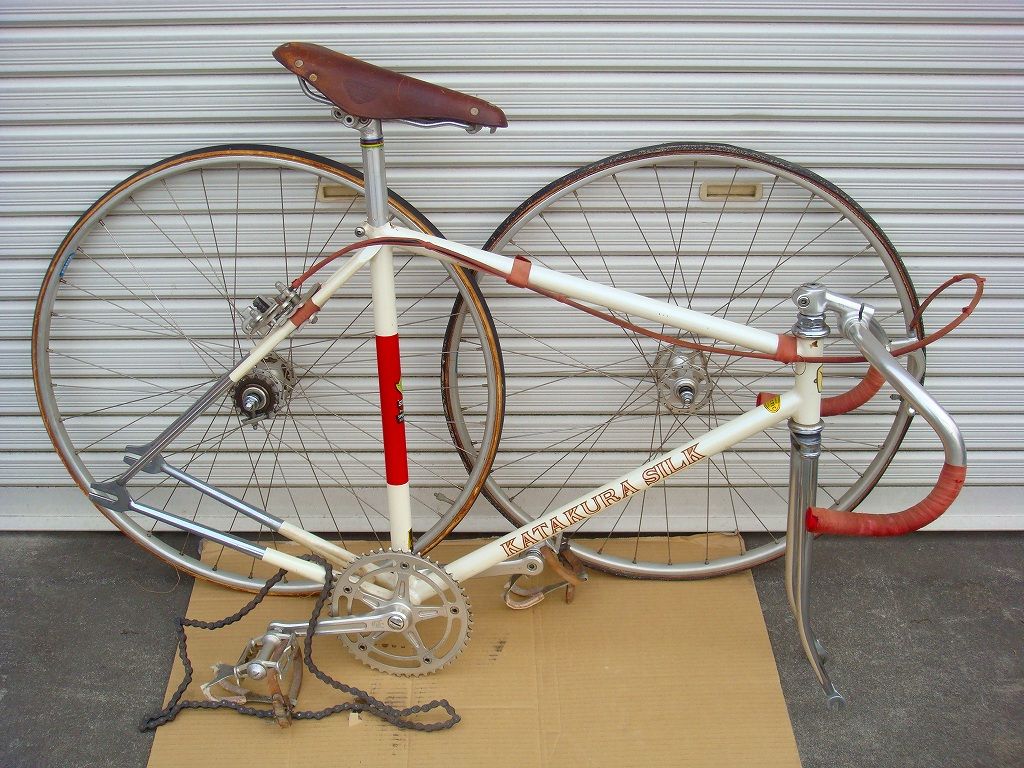 ビンテージの片倉シルク自転車 Katakura SILK