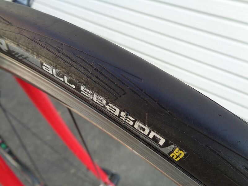 ミシュラン自転車タイヤ 走行３０３２キロ : コルサの毎日がヒルクライム