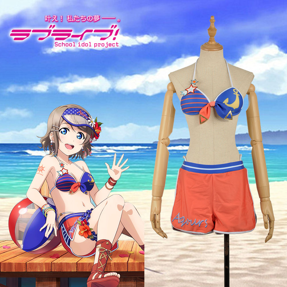 ラブライブ！サンシャイン 水着 渡辺 曜』 : COS_TIME