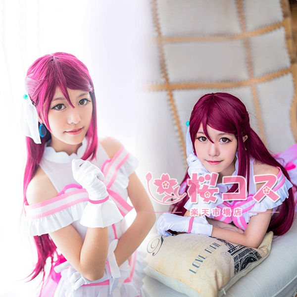 かわいい新作 コスプレ衣装 恋になりたいaquarium 桜内梨子 アクア ラブライブ サンシャイン コミック アニメ ゲームキャラクター Hlt No