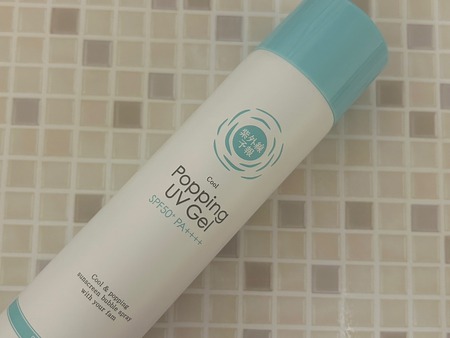 冷たいUV泡ジェル