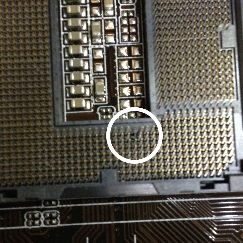 Pc Cpuソケットの端子が折れていた こすもん日記