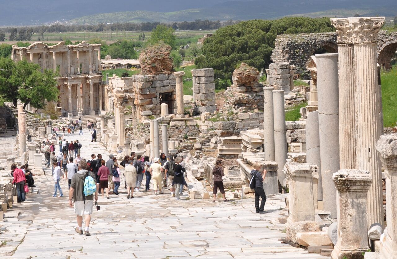 トルコ紀行 古代都市エフェソス 病気になり難い体質づくりのヨーガ塾 主宰 渡邊雅春