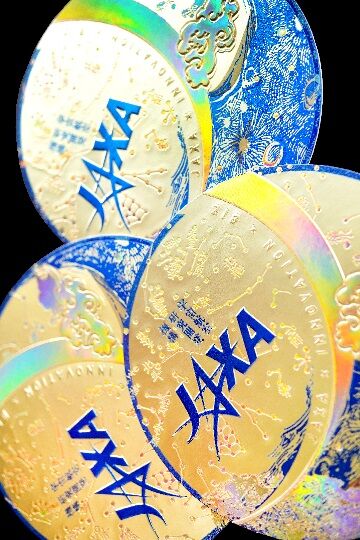 JAXA レッテル風 ステッカー リデザイン