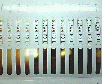 金箔も種類が豊富！ : ようこそ！行列のできる『箔押し印刷工房』へ