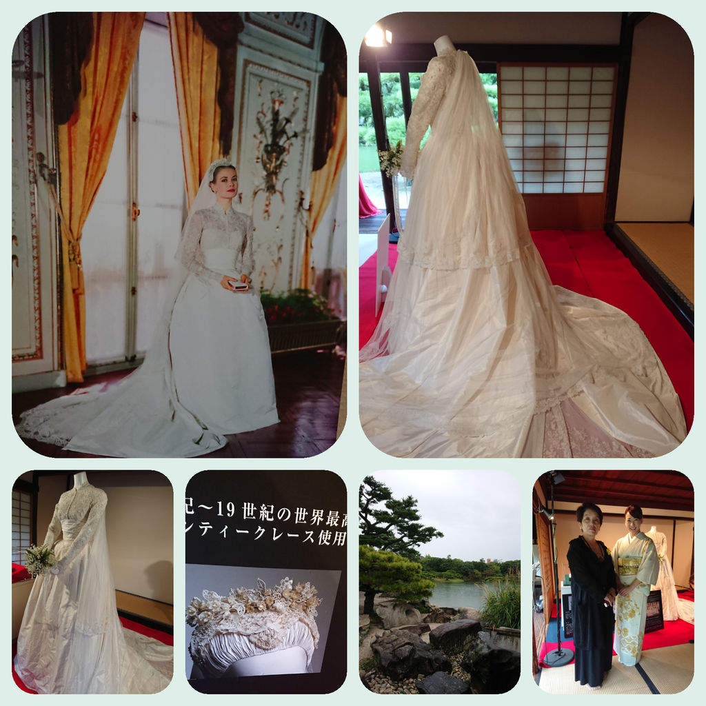 グレースケリーのウエディングドレスin 栗林公園 香川深雪の悠游自適