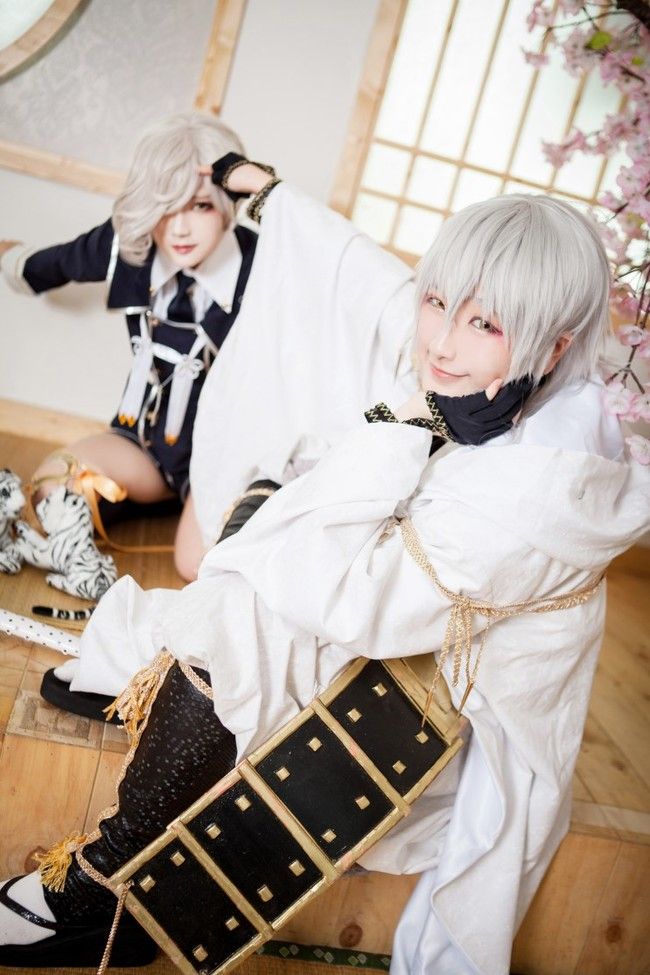 刀剣乱舞 とうらぶ五虎退と鶴丸国永のコスプレ写真披露 Cosplayninkiコスチューム