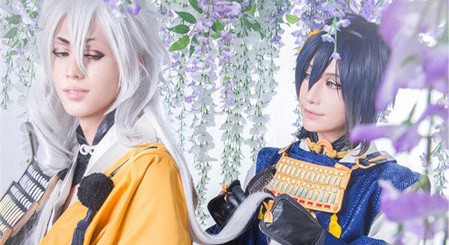 刀剣乱舞 女性のかっこいいコスプレ三日月宗近と小狐丸コスプレ写真披露 Cosplayninkiコスチューム 刀剣乱舞 女性のかっこいいコスプレ三日月宗近と小狐丸コスプレ写真披露 Cosplayninkiコスチューム