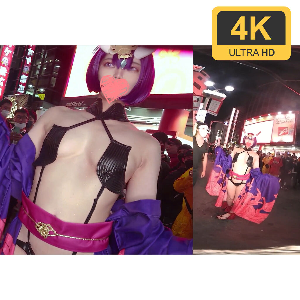 FGO酒吞童子】渋谷ハロウィンでコスプレ露出！エロすぎる光景に野次馬殺到ｗｗ【コスプレハード】 : DLげっちゅコスプレ同人速報↑