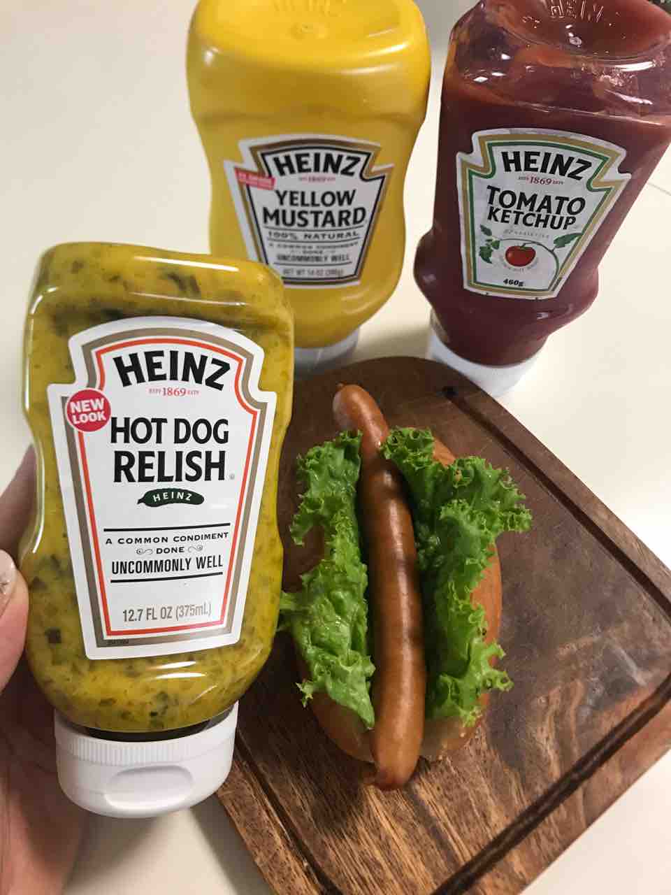 ハインツ ホットドッグ レリッシュ ケース販売 400g 12本入 からし・マスタード HEINZ ハインツ ホットドッグ レリッシュ