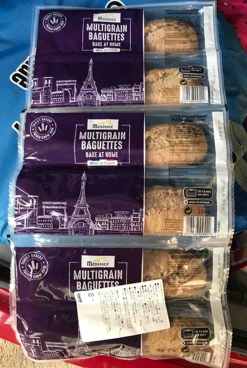 コストコ最近のおすすめ 半生パンメニセズのマルチグレインバゲット Costco生活 コストコおすすめ商品 活用術 Powered By ライブドアブログ