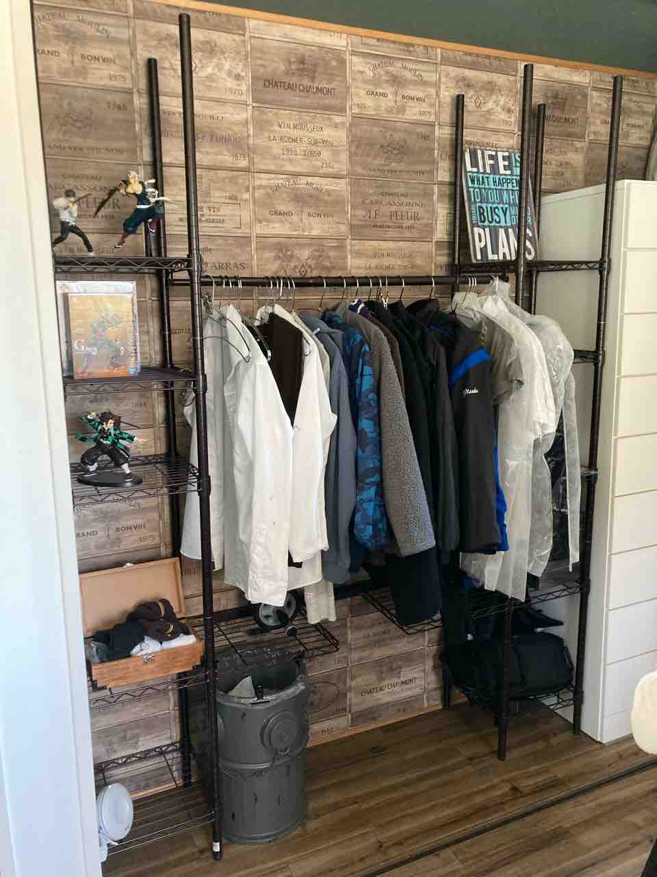 未使用　Trinity クローゼットオーガナイザー 幅調整可能 ラック 棚 未使用 Trinity クローゼットオーガナイザー 幅調整可能 ラック 棚 未