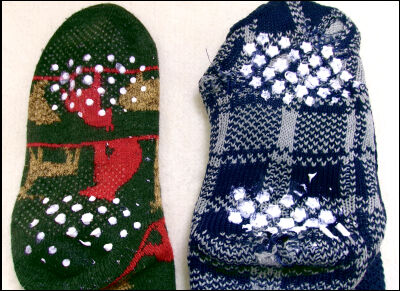 靴下　滑り止め (43)圧縮