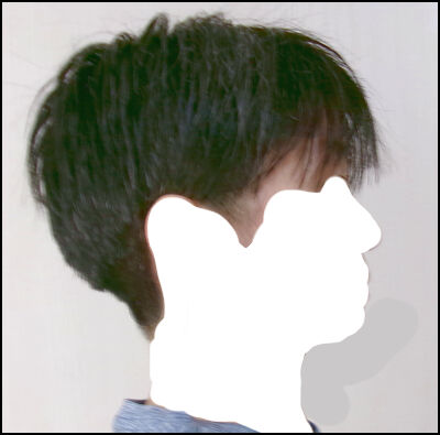ツーブロック　　ハンサムショート