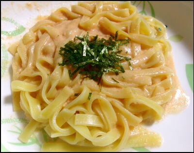 もちっと生パスタ 明太子クリーム (12)圧縮