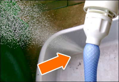 リールホース　修理 (4)圧縮