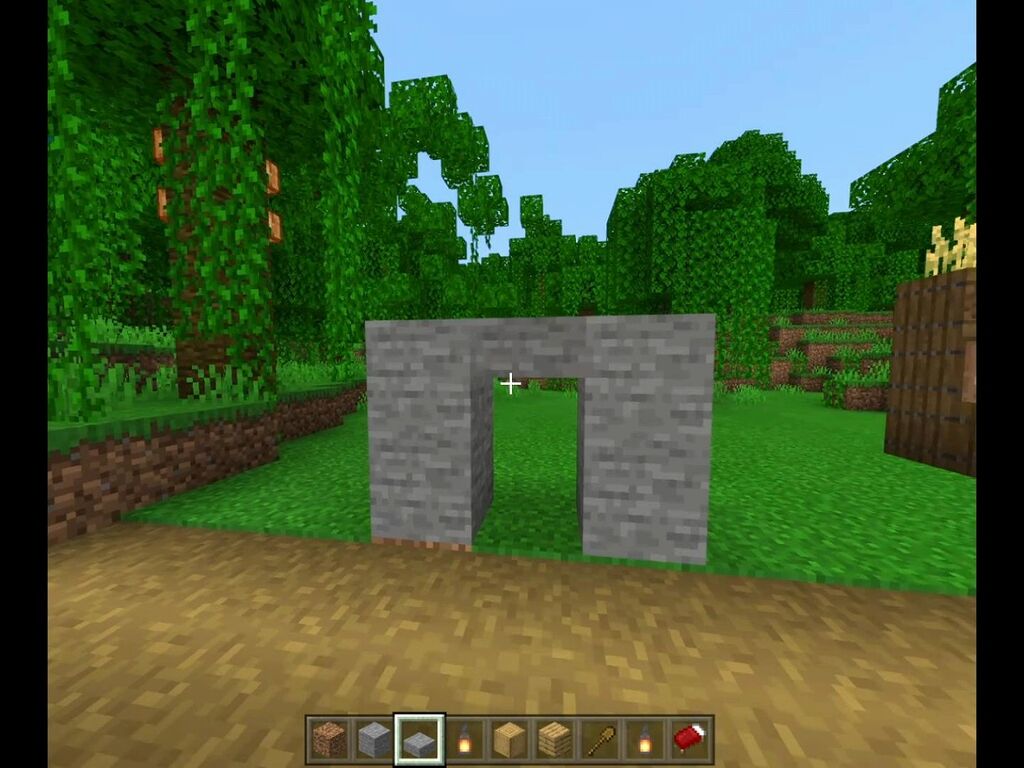 Minecraft マイクラ建築塾 02 石で作れるモダンな家 山椒はこつぶでも