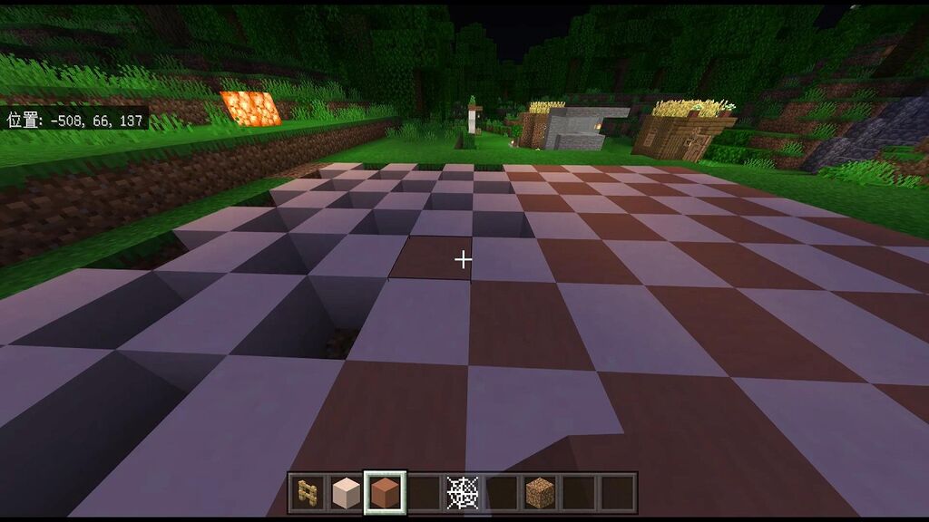 Minecraft マイクラ建築塾 06 バスケコート風の公園 続 山椒はこつぶでも