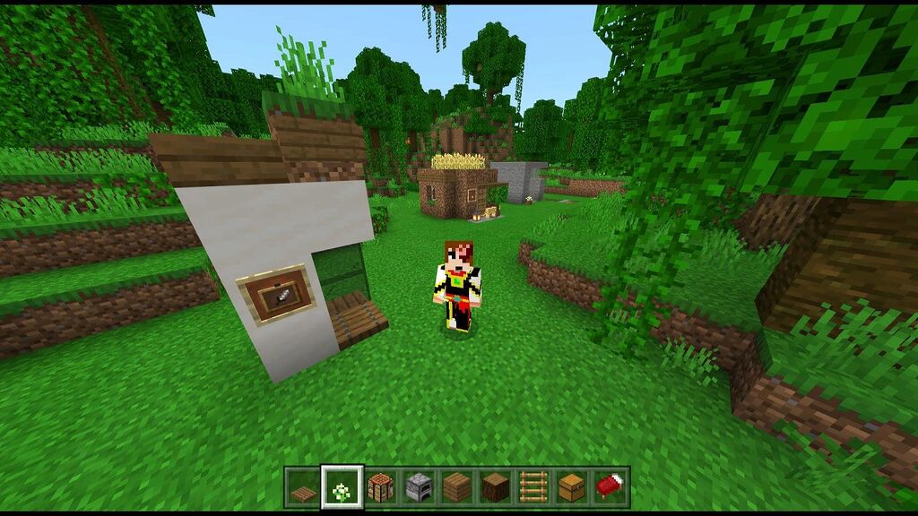 Minecraft マイクラ建築塾 04 2x2 コンパクトモダンハウスの作り方 山椒はこつぶでも