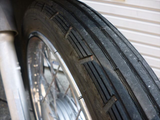 Cheer タイヤ新調 バイク道