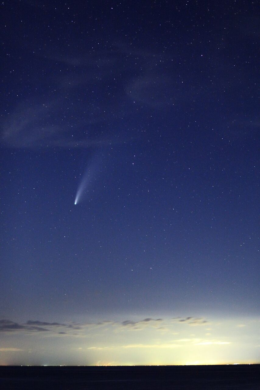 ネオワイズ彗星 7月日 Countryhome