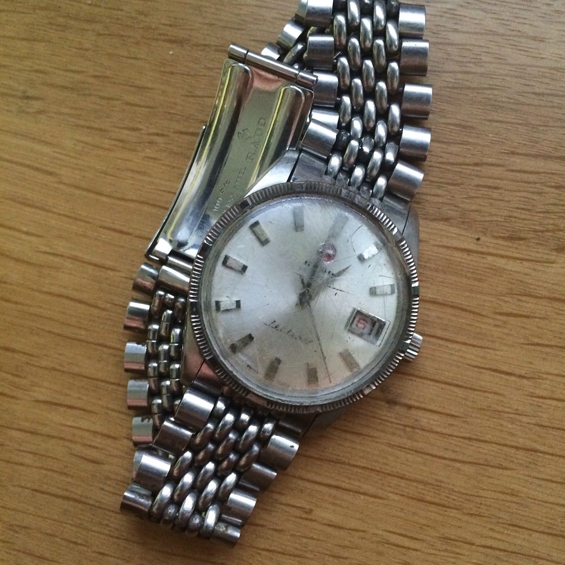 a127◆RADO Jetliner ラドー ジェットライナー 11735 25石 メンズ 自動巻き デイト 腕時計◆3 Yahoo!オークション - 稼働品 A2 RADO ラドー Jet Liner ジェットライ