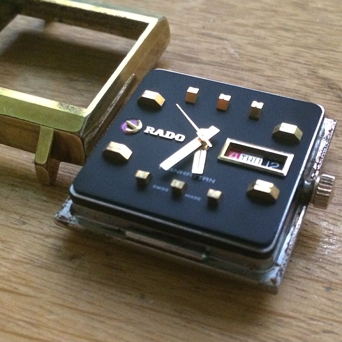 RADO Manhattan（Gold with Black Dial） ［The Manhattans feat