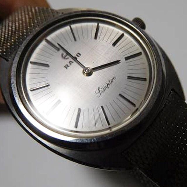 RADO Simplon Silver Dial Manual Winding Men's Wristwatch
