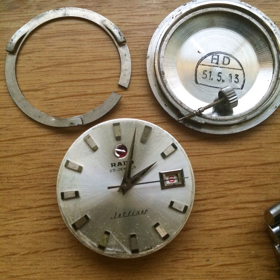 a127◆RADO Jetliner ラドー ジェットライナー 11735 25石 メンズ 自動巻き デイト 腕時計◆3 Yahoo!オークション - 稼働品 A2 RADO ラドー Jet Liner ジェットライ