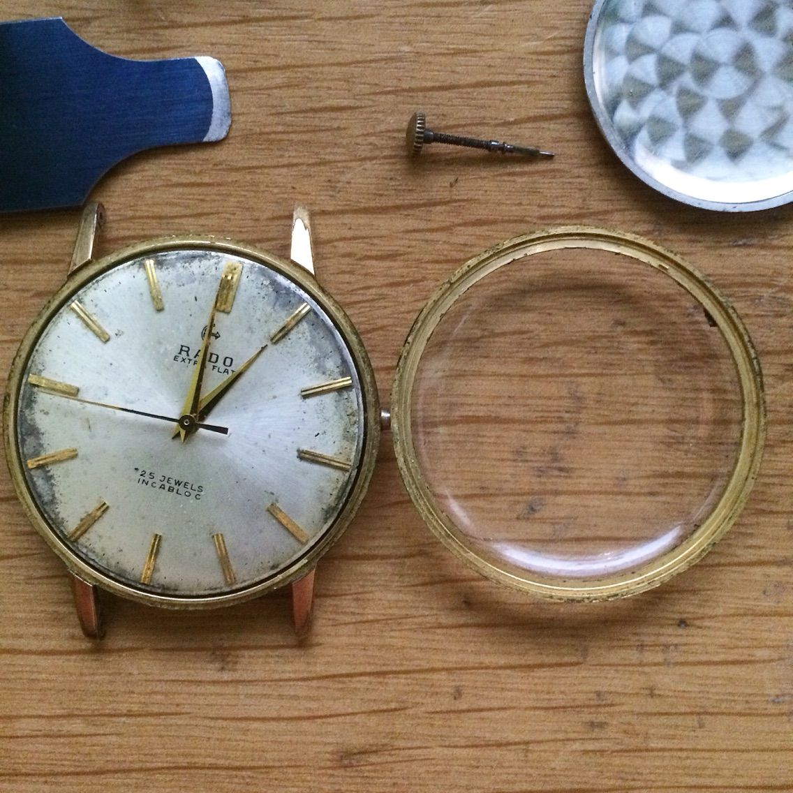 IK☆1円～ RADO ラドー エクストラフラット EXTRA FLAT 25石 手巻 