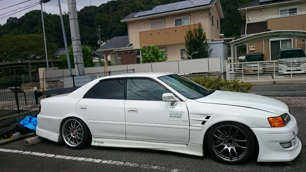 チェイサー車高調整の巻 今日の牛村さん 介護と育児と改造日誌
