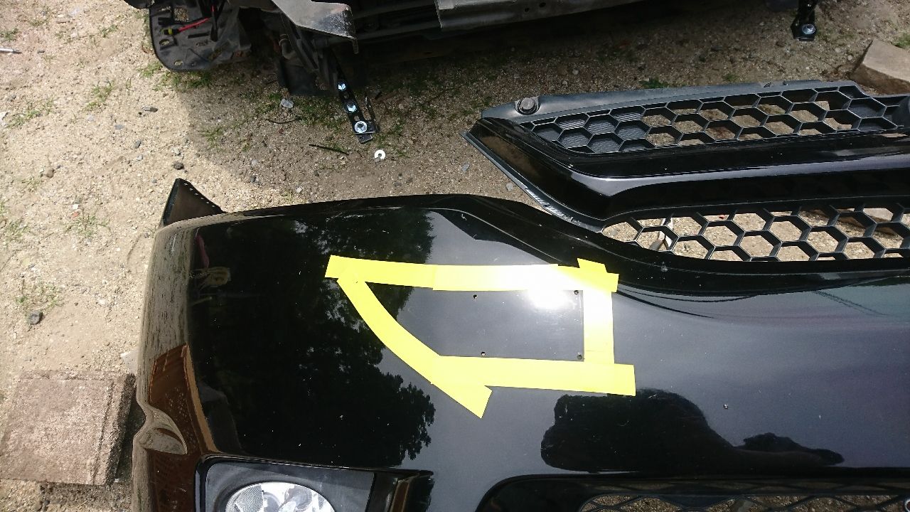 オデッセイグリルガード流用の巻 後編 今日の牛村さん 介護と育児と改造日誌